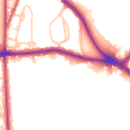 Daytime road noise heatmap for BR2 6DX