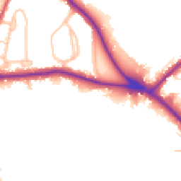 Daytime road noise heatmap for BR2 6EA