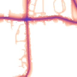 Daytime road noise heatmap for BR2 6EN