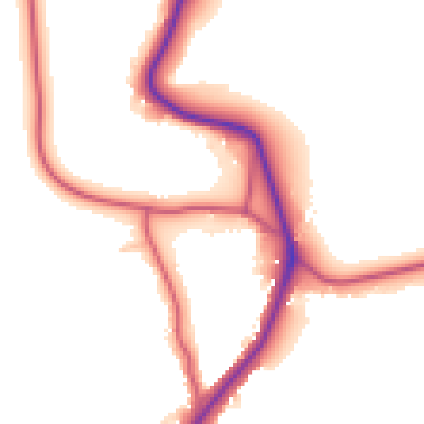 Daytime road noise heatmap for BR2 6HT