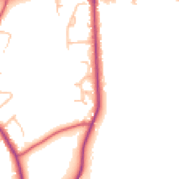 Daytime road noise heatmap for BR2 6JA