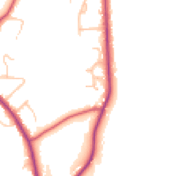 Daytime road noise heatmap for BR2 6JD
