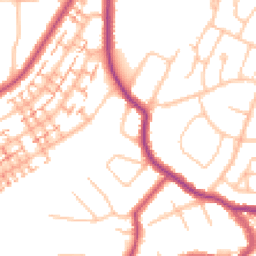 Daytime road noise heatmap for BR2 7JA