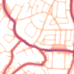 Daytime road noise heatmap for BR2 7JN