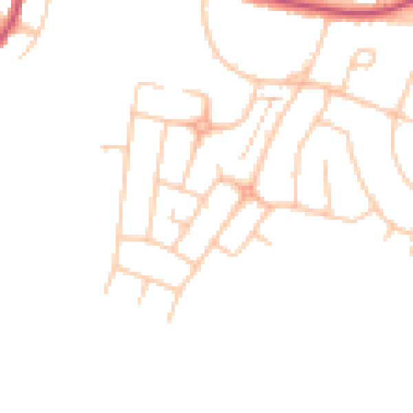 Daytime road noise heatmap for BR2 8BX