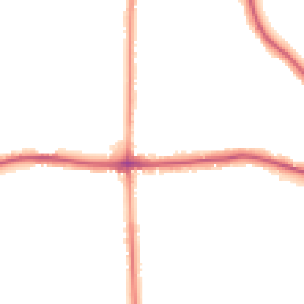 Night-time road noise heatmap for BR2 8QA