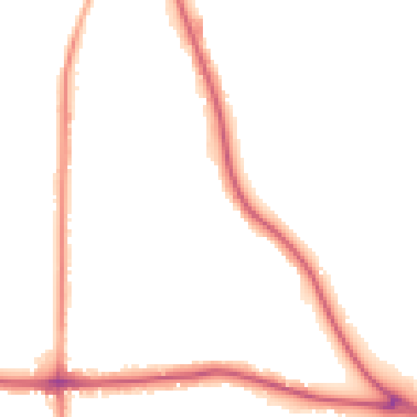 Night-time road noise heatmap for BR2 8QF