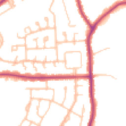 Daytime road noise heatmap for BR2 9BJ