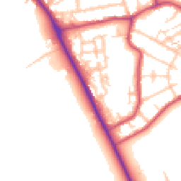 Daytime road noise heatmap for BR2 9FQ