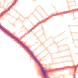 Daytime road noise heatmap for BR2 9QW