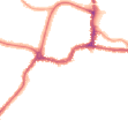Night-time road noise heatmap for BR3 1AE