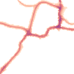 Night-time road noise heatmap for BR3 1AH