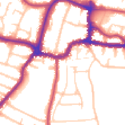 Daytime road noise heatmap for BR3 1AJ