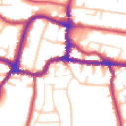 Daytime road noise heatmap for BR3 1AN