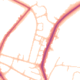 Daytime road noise heatmap for BR3 1BH