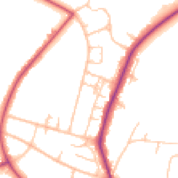 Daytime road noise heatmap for BR3 1BU