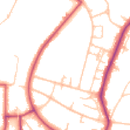 Daytime road noise heatmap for BR3 1DJ