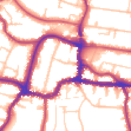 Daytime road noise heatmap for BR3 1DT