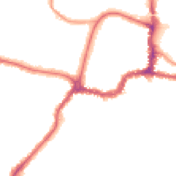 Night-time road noise heatmap for BR3 1DY