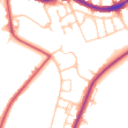 Daytime road noise heatmap for BR3 1ER