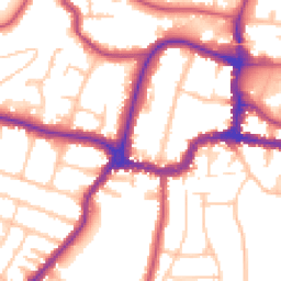 Daytime road noise heatmap for BR3 1GZ