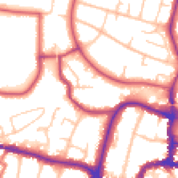 Daytime road noise heatmap for BR3 1HH