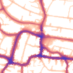 Daytime road noise heatmap for BR3 1HL