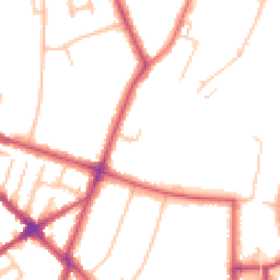 Daytime road noise heatmap for BR3 1JH