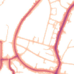 Daytime road noise heatmap for BR3 1QY