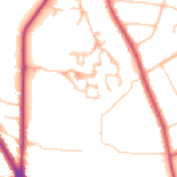 Daytime road noise heatmap for BR3 3GP
