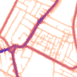 Daytime road noise heatmap for BR3 3QB