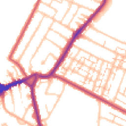 Daytime road noise heatmap for BR3 3QH