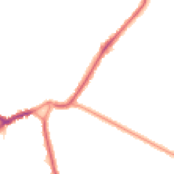 Night-time road noise heatmap for BR3 3QH