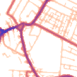 Daytime road noise heatmap for BR3 3RD