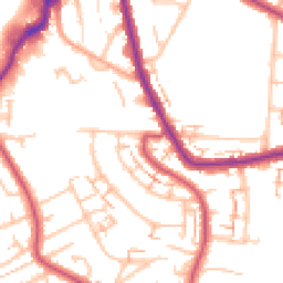 Daytime road noise heatmap for BR3 3RJ
