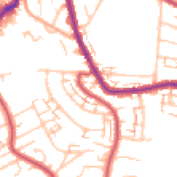 Daytime road noise heatmap for BR3 3RN
