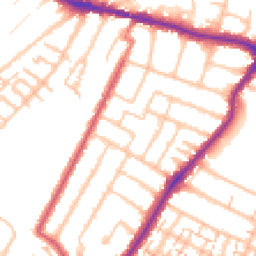 Daytime road noise heatmap for BR3 4HD