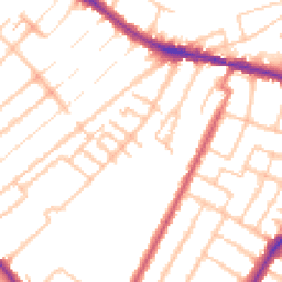 Daytime road noise heatmap for BR3 4PJ