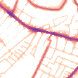 Daytime road noise heatmap for BR3 4QA