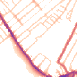 Daytime road noise heatmap for BR3 4RF