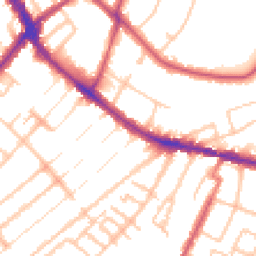 Daytime road noise heatmap for BR3 4RP