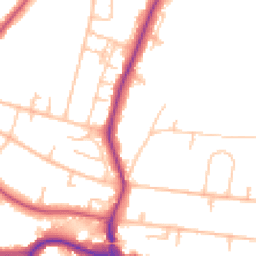 Daytime road noise heatmap for BR3 5AJ