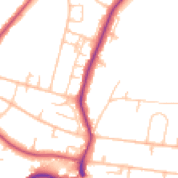 Daytime road noise heatmap for BR3 5BF