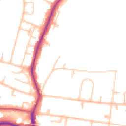 Daytime road noise heatmap for BR3 5BU