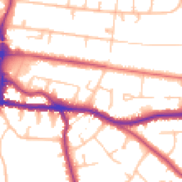 Daytime road noise heatmap for BR3 5DT
