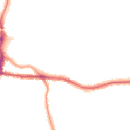 Night-time road noise heatmap for BR3 5DT