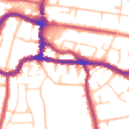 Daytime road noise heatmap for BR3 5LE