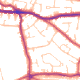 Daytime road noise heatmap for BR3 6AX