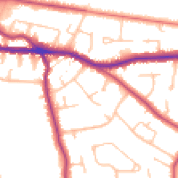 Daytime road noise heatmap for BR3 6NG