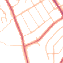 Daytime road noise heatmap for BR3 6TA